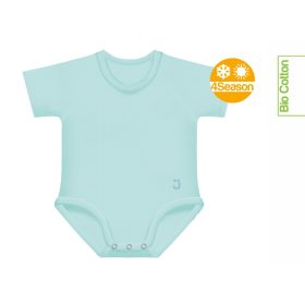 J Bimbi kombidressz 0-36 hó biopamut 4 Seasons aqua zöld 12025 – babatermék 2. kép