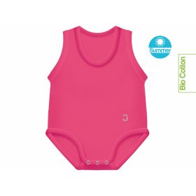 J Bimbi kombidressz 0-36 hó biopamut Summer sötét pink 12034 – babatermék 2. kép