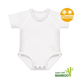 J Bimbi kombidressz 0-36 hó bambusz 4 Seasons  fehér 12042 – babatermék