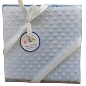 Gamberritos takaró plüss buborékos anyagú 80x110cm kék 9999 – babatermék