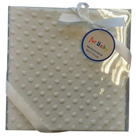 Gamberritos takaró plüss buborékos anyagú 80x110cm bézs 9999 – babatermék