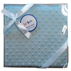 Gamberritos takaró plüss buborékos anyagú 80x110cm zöld 9999 – babatermék