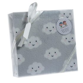 Gamberritos takaró - wellsoft 80x110cm felhõ szürke 10730 – babatermék