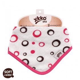Xkko nyálkendõ patentos bambusz magenta buborékok BMBBND007 – nyálkendő