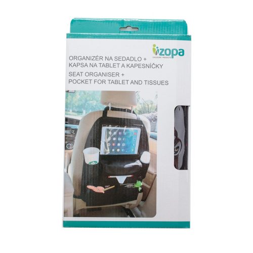 Zopa autós rendezõ üléstámlára tablet zsebbel ZOP029110 – babatermék 3. kép