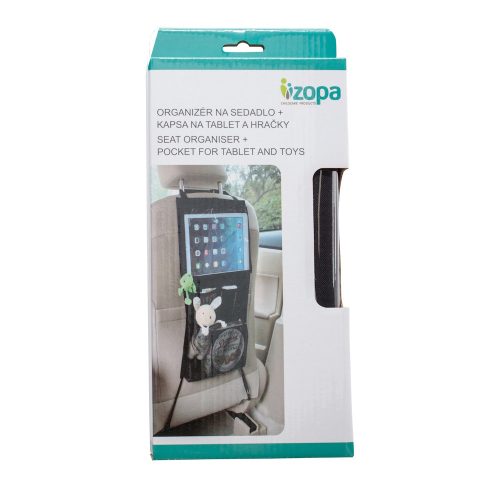 Zopa autós rendezõ üléstámlára tablet zsebbel és hálós zsebekkel ZOP029111 – babatermék 3. kép
