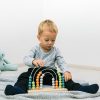 Zopa fa játék golyós számoló szivárvány 