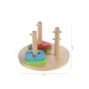 Zopa fa játék puzzle geometriai formák montessori 
