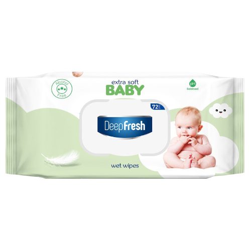 Deep Fresh nedves törlõkendõ Extra Soft kupakos 72db – 4. kép