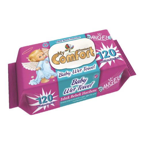 My Comfort nedves törlõkendõ kupakos 120db angyalkás – 1. kép
