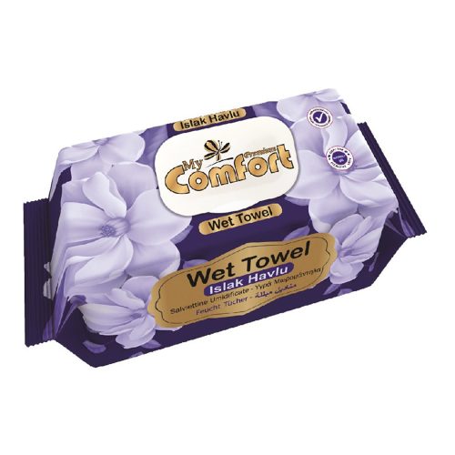 My Comfort nedves törlõkendõ kupakos 120db virág illattal – 3. kép
