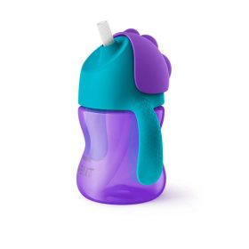 Philips AVENT itatópohár rugalmas szívószállal 200ml 9hó lányos – Zsebi Baba Shop