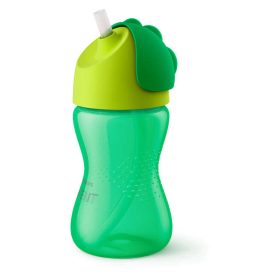 Philips AVENT itatópohár rugalmas szívószállal 300ml 12hó fiús – Zsebi Baba Shop