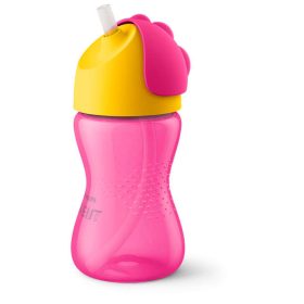 Philips AVENT itatópohár rugalmas szívószállal 300ml 12hó lányos – Zsebi Baba Shop