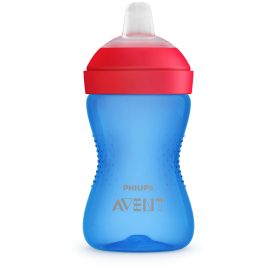 Philips AVENT itatópohár puha csõrös harapásálló 300ml 9hó fiús – Zsebi Baba Shop