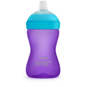 Philips AVENT itatópohár puha csõrös harapásálló 300ml 9hó lányos – Zsebi Baba Shop