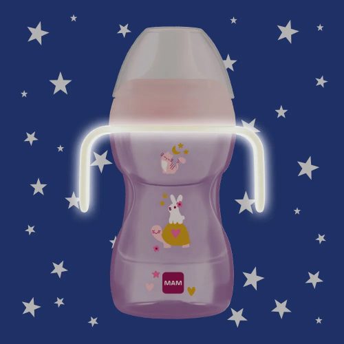MAM ivópohár Fun to Drink Cup Night 270ml 8hó lány – Zsebi Baba Shop