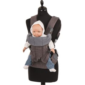 Fillikid kenguru Walk max 15kg W-05-07 melange szürke – Zsebi Baba Shop