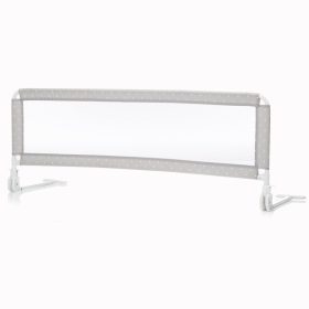 Fillikid leesésgátló boxspring-ágyra is 135x50cm 290-50-44 világosszürke – Zsebi Baba Shop