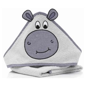 Fillikid fürdõlepedõ 75x75cm víziló szürke 1033-04 – babatörölköző 2. kép