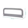 Fillikid leesésgátló - boxspring-ágyra is - Lara 150x60cm szürke 289-60-07 – Zsebi Baba Shop