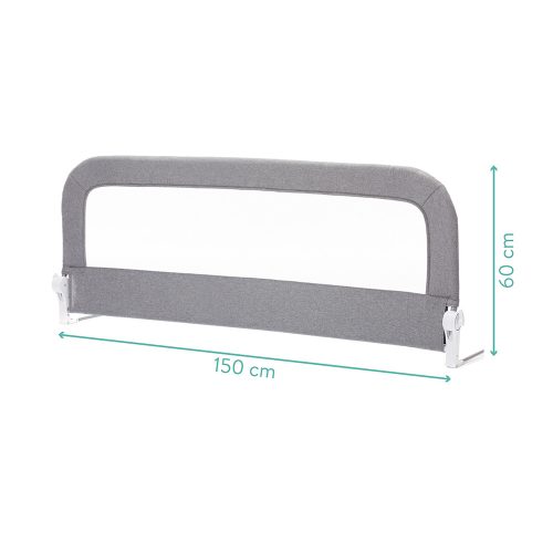 Fillikid leesésgátló - boxspring-ágyra is - Lara 150x60cm szürke 289-60-07 – Zsebi Baba Shop