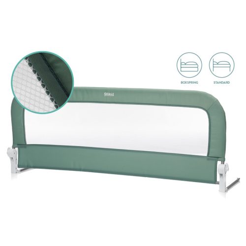 Fillikid leesésgátló - boxspring-ágyra is - Lara 150x60cm menta 289-60-14 – Zsebi Baba Shop