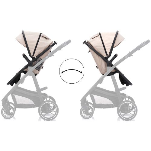 Fill multifunkciós babakocsi Jaguar beige melange 775-09 – termékfotó