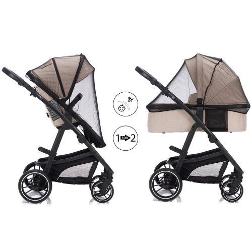 Fill multifunkciós babakocsi Jaguar beige melange 775-09 – termékfotó