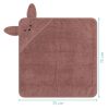 Fillikid fürdõlepedõ 75x75cm nyuszi rózsaszín 1033-42 – babatörölköző 1. kép