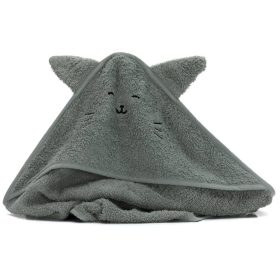 Fillikid fürdõlepedõ 75x75cm cica zöld 1033-44 – babatörölköző 2. kép