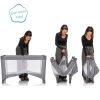Fillikid utazóágy Milano 120x60cm szürke 4067-17 – utazóágy és járóka 4. kép