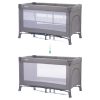 Fillikid utazóágy Milano 120x60cm szürke 4067-17 – utazóágy és járóka 6. kép