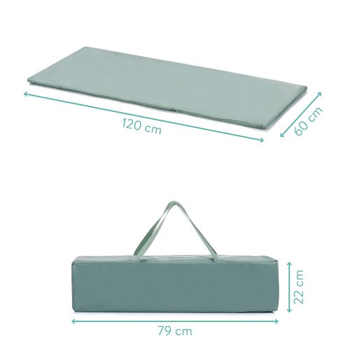 Fillikid utazóágy Valentina 120x60cm zöld 4066-04 – utazóágy és járóka 1. kép