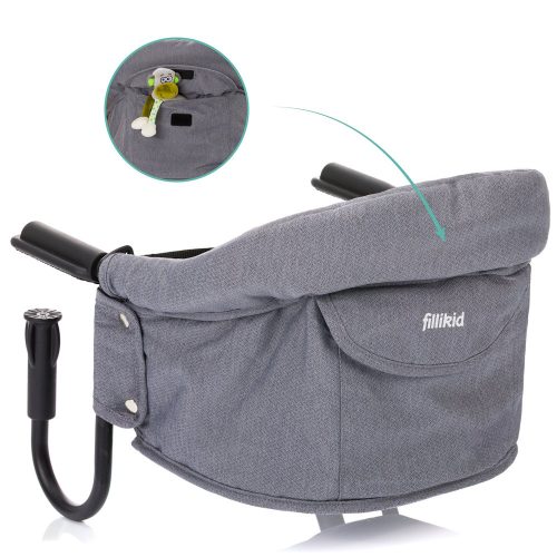 Fillikid etetõszék asztali Comfort szürke 399-07 – etetőszék 5. kép