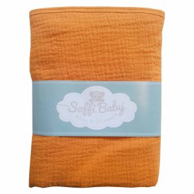Soffi Baby takaró muszlin dupla mustár 70x90cm – babatermék