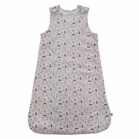 Soffi Baby ujjatlan hálózsák bélelt pamut Happy Bear piros 56-62 – babatermék