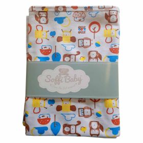Soffi Baby takaró pamut dupla me zoo 80x100cm – babatermék