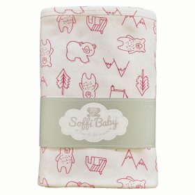 Soffi Baby takaró pamut dupla macik pink 80x100cm – babatermék