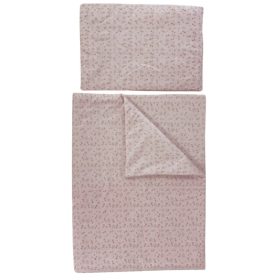 Soffi Baby ágynemû szett 2 részes 135x90 - 40x60cm Csillagok rózsaszín – Zsebi Baba Shop
