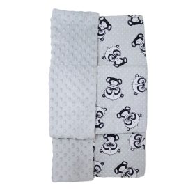 Minky Wellsoft Panda - Babatakaró 75 x 100 cm