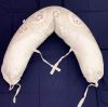 DOMBABY terhességi és szoptatós párna 30x120 cm BÉZS CSILLAGOS – terhességi és szoptatós párna 1. kép