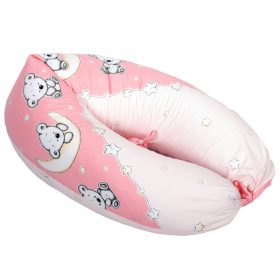 DOMBABY terhességi és szoptatós párna 30x120 cm PINK CSILLAGOS – terhességi és szoptatós párna 2. kép