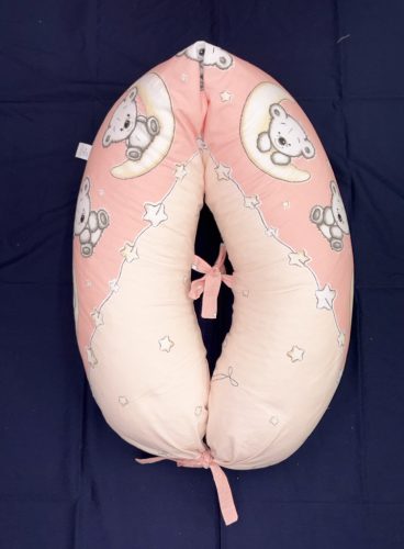 DOMBABY terhességi és szoptatós párna 30x120 cm PINK CSILLAGOS – terhességi és szoptatós párna 4. kép