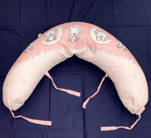 DOMBABY terhességi és szoptatós párna 30x120 cm PINK CSILLAGOS – terhességi és szoptatós párna 1. kép