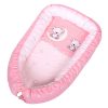 DOMBABY Babafészek  50x75cm PINK CSILLAGOS – Zsebi Baba Shop