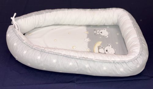 DOMBABY Babafészek 50x75cm  MACIS SZÜRKE – Zsebi Baba Shop