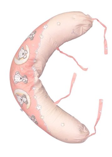 DOMBABY terhességi és szoptatós párna 30x120 cm MACIS PINK – termékfotó