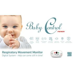 Baby Control Premium légzésfigyelő készülék 1 extra nagy lappal – légzésfigyelő