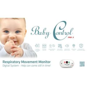 Baby Control Pro 3 légzésfigyelő készülék 28x47cm 3 lappal – légzésfigyelő